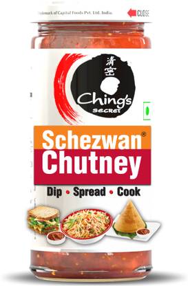 Ching's Secret Schezwan Chutney, Spicy & Tangy, Dip, Spread, Cook, Chutney Paste