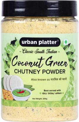 urban platter South Indian Style Instant Coconut Green Chutney Powder