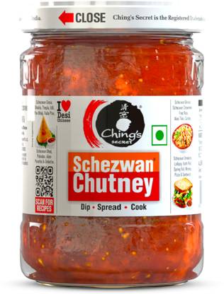 Ching's Secret Schezwan Chutney, Spicy & Tangy, Dip, Spread, Cook, Chutney Paste