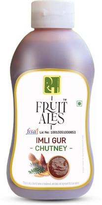 DHAMPUR GREEN Imli Gur Chutney, Iron & Vitamin C Khatti Meethi Tamarind Sauce Chaats & Snacks Chutney Paste