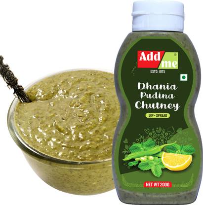 Add me Dhaniya Pudina Chutney Classic Indian Mint Sauce bhelpuri pani Puri chutney Chutney Paste