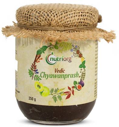 Nutriorg Chyawanprash|Sugar-Free|48 Herbs|Made with Honey