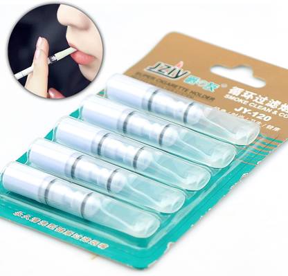 FITUP Cigarette Holder Healthy Filter Washable Mouthpiece Smoking Pipe Regular Size Plastic Inside Fitting Hookah Mouth Tip