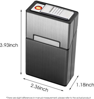 HASTHIP Case Made Of Pu Fabric Cigar Case Made Of Pu Fabric Cigarette Lighter