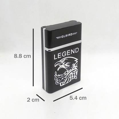 Ancestors 2 in 1 Cigarette Case with Portable Pack 8pcs Regular Pocket Size Cigarettes 2 in 1 cigarettes case with electronic lighter 2.LONGER SERVICE LIFE Pocket Lighter