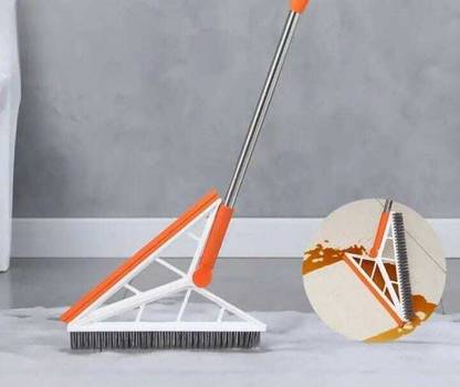 Ritesh 2 in 1 Wiper with Folding Brush, Dust Remover Wiper cleaning