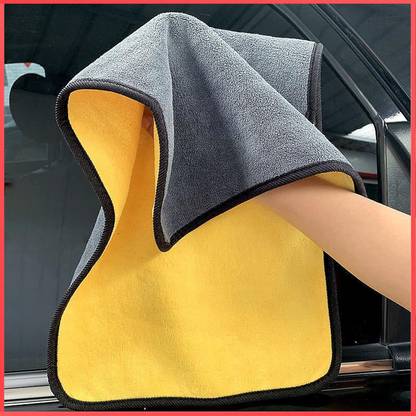 Kienlix Microfiber Car Cloth Thick Plush Lint & Streak-Free Multipurpose Wet and Dry Microfiber Cleaning Cloth