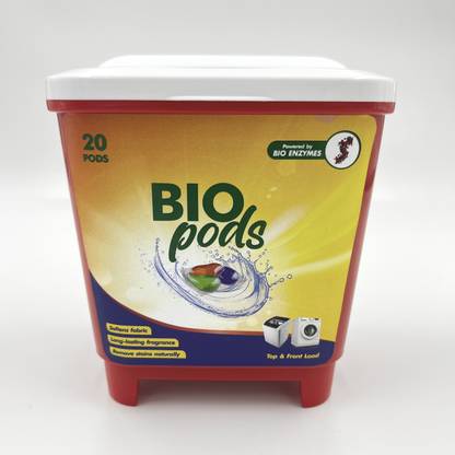 BIOPODS Laundry Pods Wet PVA Fibers Cleaning Cloth