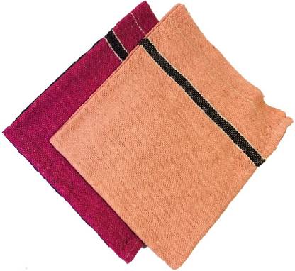 SHOP BY ROOM Multi Colour Wet and Dry Cotton Cleaning Cloth