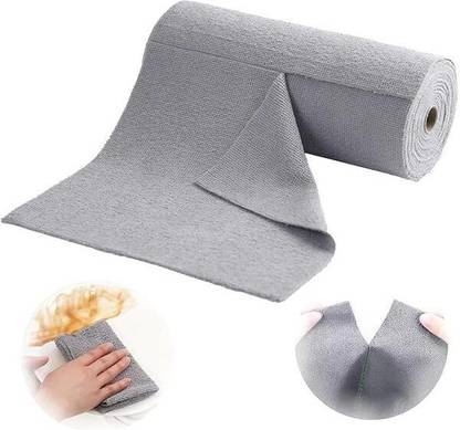 DR.VS Microfiber Cleaning Cloth Roll – Eco-Friendly Cloth for Kitchen Use 25 * 25 cm Dry Microfiber Cleaning Cloth