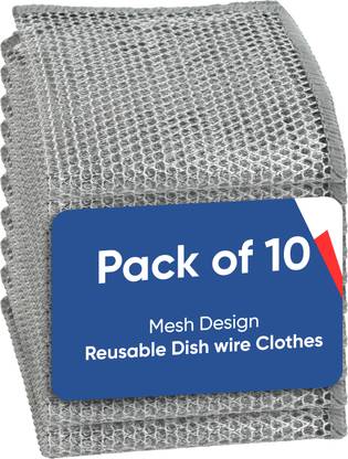 Nofy Non Scratch Wire Dish Cloth, Counters Dry Stainless Steel Scrub Pad