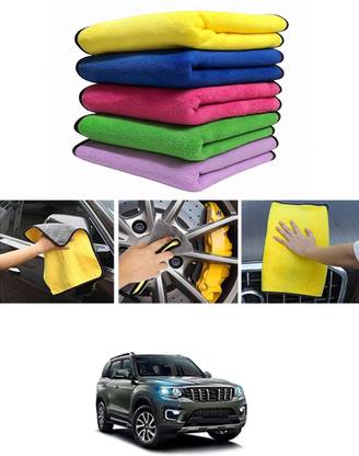 MATIES Multi-Purpose Towel for Car Detailing, Cleaning, Washing and Polishing-240 Wet and Dry Microfiber Cleaning Cloth