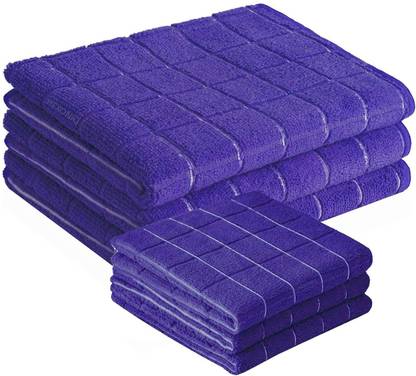 HEXONIQ Kitchen Towels, Soft & Lint Free, Super Absorbent 12x12 & 26x18 Inches Wet and Dry Microfiber Cleaning Cloth