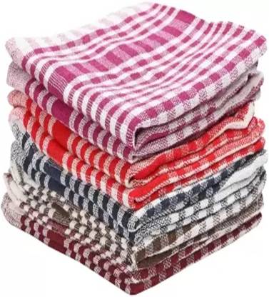 AUDIOFIT Pack of 6 Wet and Dry Microfiber, Cotton Cleaning Cloth