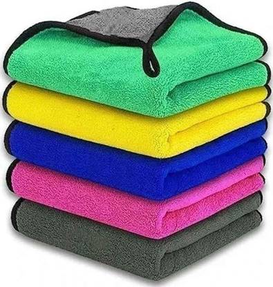 Luxurivo Home 500 GSM Microfiber Cleaning Cloth Wet Microfiber Cleaning Cloth