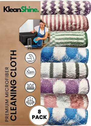 KleanShine Microfiber Computer Screen Cleaning Cloth – Anti-Static & Scratch-Free Wet and Dry Microfiber Cleaning Cloth