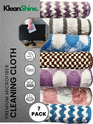 KleanShine UltraSoft Microfiber Cloth for Laptop & Monitor Cleaning Wet and Dry Microfiber Cleaning Cloth