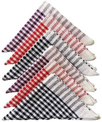 SwamiMart 100% Highly Absorbent cotton, Multipurpose kitchen, Chapati Napkin 06pcs Wet and Dry Cotton Cleaning Cloth