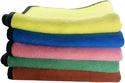 AKH69 Heavy Microfiber Cloth for Car Cleaning and Detailing, Double Sided,600 GSM Wet and Dry Microfiber Cleaning Cloth