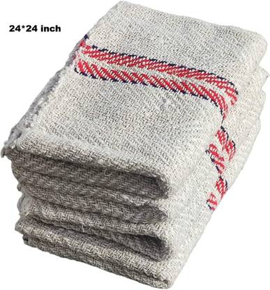 SHA Cotton Floor Cleaning(Pocha)Pack of 4 (28x28 inch)|Highly Absorbent & Lint-Free Wet and Dry Cotton Cleaning Cloth