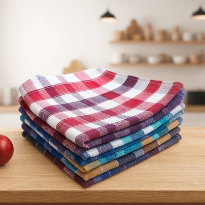 Sweep Dish Towel,Highly Absorbent Big Size 20 X 20 Inch Wet and Dry Cotton Cleaning Cloth