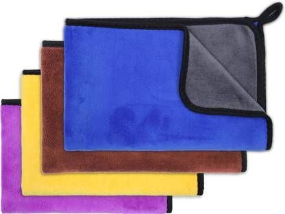 Jeeva Soft 600 GSM (40 x 40 cm) Microfiber Cloth Wet and Dry Microfiber Cleaning Cloth