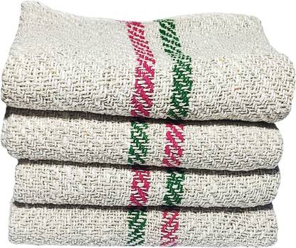 JuteiQue 100% Cotton Floor Reusable Pocha/Dusting Cloth/MOP 24x24 IN Wet and Dry Cotton Cleaning Cloth