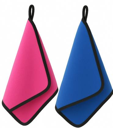 Neatnest Microfiber Cleaning Towel Set – Pack of 2 (Pink & Blue) Wet and Dry Microfiber Cleaning Cloth