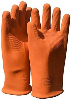 MyFam Thick Mason Gloves - 1Pair - Rubber Reusable Paint Glove