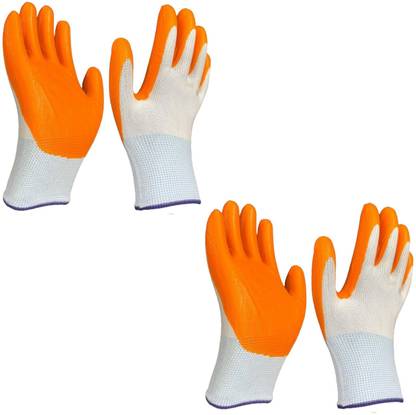 HM EVOTEK Waterproof Gloves Double Coating Nylon Comfortable Safety Gloves for Cleaning K3 Skating Gloves