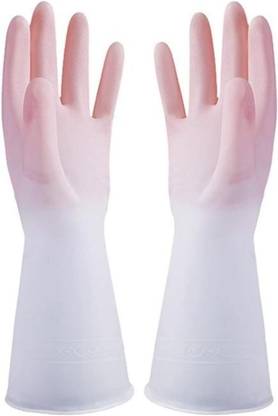 NEYU Rubber Dishwashing Kitchen Platform Pet Care Scrubbing Cloth Glove B-9 Wet and Dry Glove