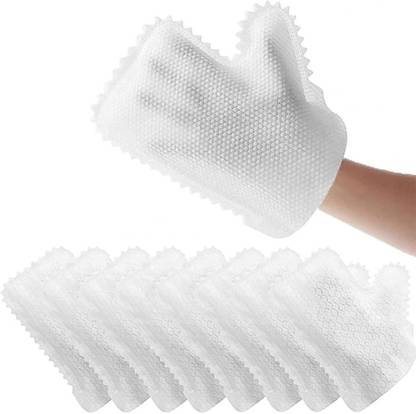 Jungle Theory Expert Fox 10pcs Pack Washable & Reusable Dust Removal Gloves Wet and Dry Disposable Glove Set