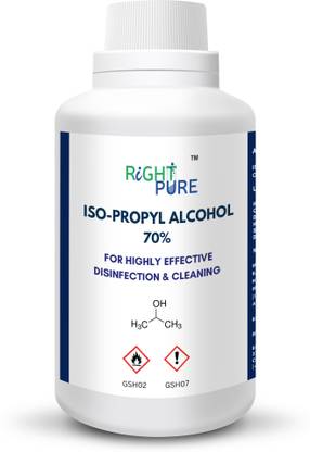 RIGHTPURE Iso-Propyl Alcohol 70% 500 ml Multi-Purpose Disinfectant for Laptops