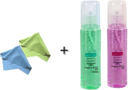 Depket Premium Gadget Clean & Shine Gel Spray kit for Computers, Gaming, Laptops, Mobiles