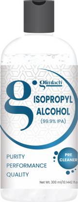 GLIMLACH Isopropyl Alcohol 99.9% Pure Rubbing Alcohol [(CH3)2-CH-OH] for Computers, Gaming, Laptops, Mobiles