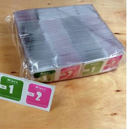 ME Traders 15 pcs Wipes Wet + Dry Cleaning Wipes Screen Dust Remover for Computers, Laptops, Mobiles