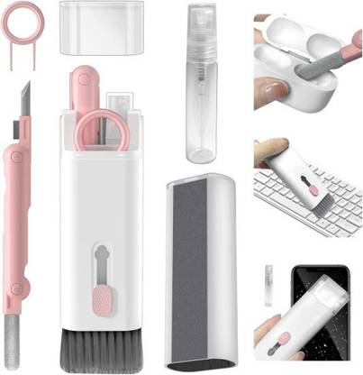 GOPSZOME Electronic Cleaning Kit with Brush, Sweep,Swipe, Key Puller & Empty Spray Bottle for Computers, Laptops, Mobiles