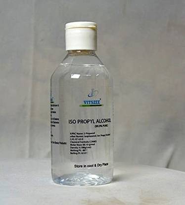 VITSZEE Rubbing Alcohol 200ml | iso propyl alcohol | IPA for Computers, Gaming, Laptops, Mobiles