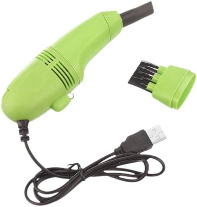 BNF Mini Table Dust Sweeper Dust Collector Brush for Car PC Camera Pet Hairs Green for Computers, Gaming, Laptops, Mobiles