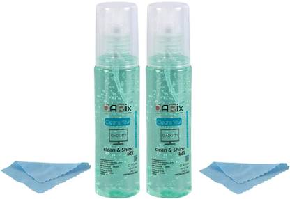 DARix Cleaning Gel Includes Soft Micro Fiber Cloth for Mobile Screen, Laptop Screen, LED TV Screen, iPad Screen, Camera Lens Glass, Sunglass (Pack of 2 100ml+100ml) for Computers