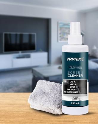 VRPRIME Laptop Cleaning Kit Screen Cleaner for Laptop Screen With Large Microfibre Cloth for Laptops, Computers, Mobiles