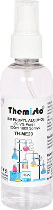 tHemiStO IPA Iso-Propyl Alcohol 99.9%, 200ml with 1600 Sprays for Computers, Laptops, Mobiles