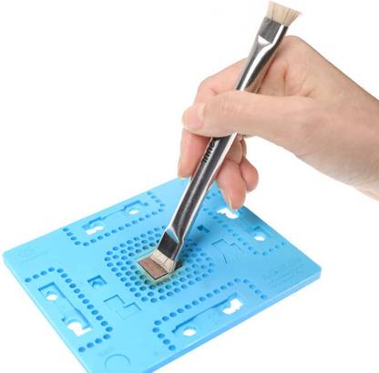 instabuyj 2UUL CL11 Dual Heads Bristle Brush for PCB Clean for Computers, Gaming, Laptops, Mobiles