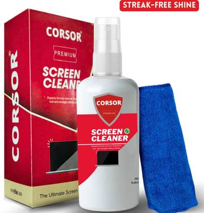 CORSOR Premium Screen Cleaner with Microfiber Cloth for Computers, Mobiles, Laptops, Gaming