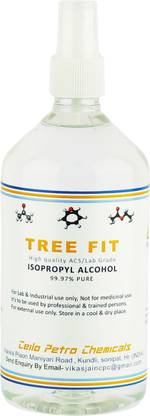 tree fit Isopropyl Alcohol 99.9% Pure Rubbing Alcohol [(CH3)2-CH-OH] for Laptops, Gaming, Mobiles, Computers