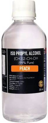 CERO ® ISO PROPYL ALCOHOL 99.9% Pure [(CH3)2-CH-OH] CAS: 67-63-0 (250ml) PEACH for Computers, Laptops, Mobiles