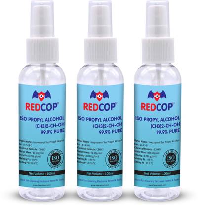 REDCOP Isopropyl Alcohol 99.9% Pure Rubbing Alcohol [(CH3)2-CH-OH] for Computers, Gaming, Laptops, Mobiles