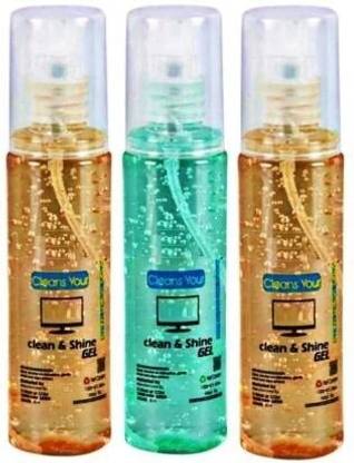 DARix Screen Cleaning Gel Includes Cloth for Computers, Laptops, Mobiles, iPad Screens Camera Lens Glasses Sunglasses TV Screens LED LCD Screens (300ml) for Computers, Laptops, Mobiles (PACK 3) for Computers, Gaming, Laptops, Mobiles