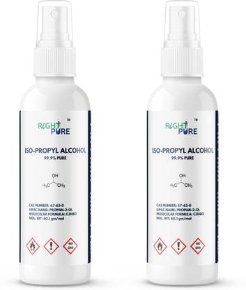 RIGHTPURE Iso-Propyl Alcohol 99.9% Spray 100 ml (Pack of 2) for Computers, Gaming, Laptops, Mobiles