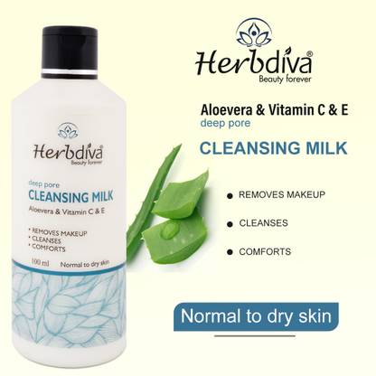 Herbdiva Cleansing Milk 100ml|Deep Pore Cleansing, & Nourishing Face Wash
